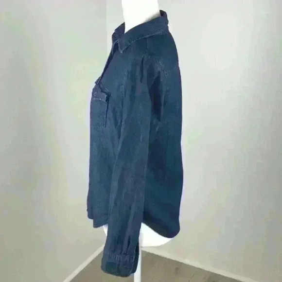 Ali & Kris Blue Button Down Shirt Size M - Picture 3 of 8